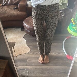 R13 Allison skinny Leopard Print Pants